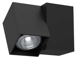 Brosline 2292 - Faretto da parete CUBE 1xGU10/10W/230V nero