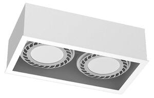 Brosline 1274 - Faretto CAGE 2xGU10/18W/230V bianco