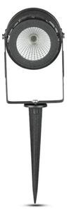 Lampada da esterno LED LED/12W/230V 3000K nero IP65