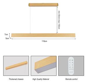 Brilagi - Lampadario LED dimmerabile SLEEKLINE SMART LED/40W/230V Wi-Fi Tuya + telecomando