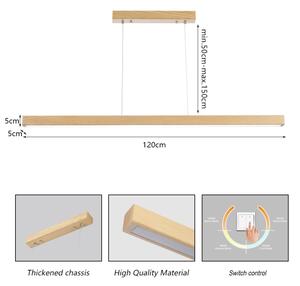 Brilagi - Lampadario LED a cavo OAK LED/30W/230V 3000/4500/6000K rovere