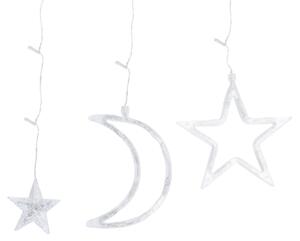 Aigostar - Catena luminosa natalizia solare LED, 120 LED, 8 funzioni, 3 x 0,6 m, 500 mAh, IP65, bianco caldo