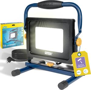 Rapid Tools 5001730 Faretto da lavoro a LED Rapid THE PAINTER+, 50 Watt, blu/nero