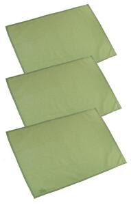 Canovaccio set 3 pezzi juliette verde cm50x70