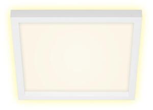 Plafoniera Briloner LED 18W Cadre Plafoniera retroilluminata angolare bianca