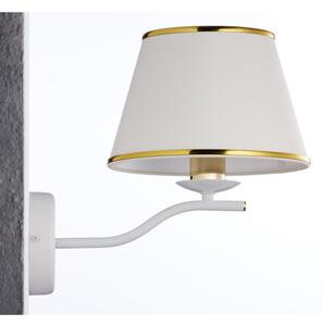 Jupiter 2086 - Lampada da parete SAMBA 1xE27/15W/230V bianco/oro