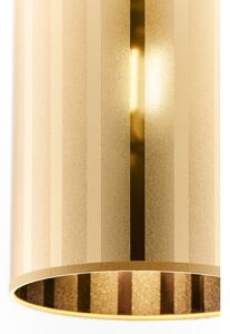 Jupiter 2090 - Lampadario sospeso a cavo CORTINA 1xE27/15W/230V oro/nero