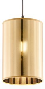 Jupiter 2090 - Lampadario sospeso a cavo CORTINA 1xE27/15W/230V oro/nero
