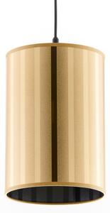 Jupiter 2090 - Lampadario sospeso a cavo CORTINA 1xE27/15W/230V oro/nero