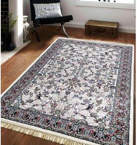 Stiloso tappeto vintage di colore beige con un bellissimo motivo cromatico Larghezza: 150 cm | Lunghezza: 230 cm