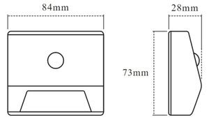 Osram - Lampada per scale a LED con sensore NIGHTLUX LED/0,25W/3xAAA IP54