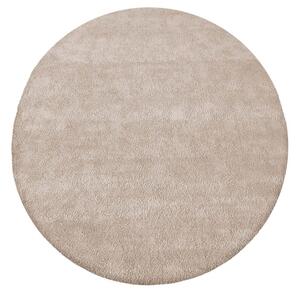 Moderno tappeto rotondo di colore beige 133X133