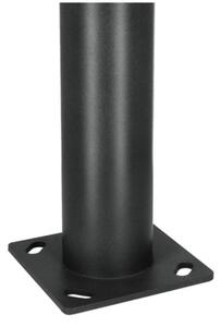 Asta metallica per palo d'illuminazione esterno BASE, 3 m, nera