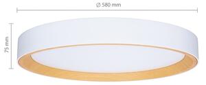 Brilagi - Plafoniera LED dimmerabile LARIOS LED/72W/230V bianca, diametro 59 cm + telecomando