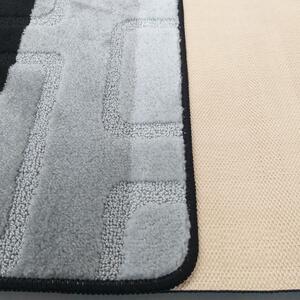 Set di tappetini da bagno senza ritaglio 50 cm x 80 cm + 40 cm x 50 cm