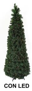 Albero pieghevole verde 793 rami 150 led cm ø74h180