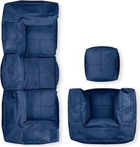 Set base LUMALAND (5 pezzi) - Sistema modulare - Interno ed esterno - Blu navy