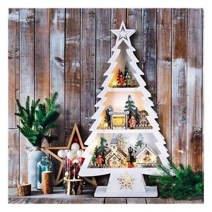 Solight 1V283 - Decorazione natalizia LED 13xLED/2xAA alberello in legno