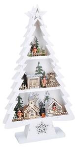 Solight 1V283 - Decorazione natalizia LED 13xLED/2xAA alberello in legno