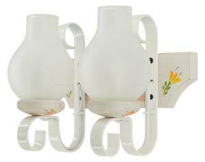 Brilagi - Applique da parete QUEEN 2xE14/40W/230V faggio/crema