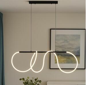 Lampada a sospensione LED su cavo FLEXI LED/45W/230V 4000K nera