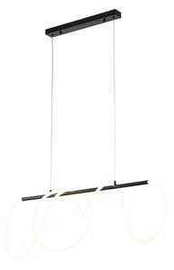Lampada a sospensione LED su cavo FLEXI LED/45W/230V 4000K nera