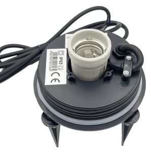 Lampada da esterno decorativa LUMISTONE 1xE27/15W/230V IP65 diam. 31,8 cm