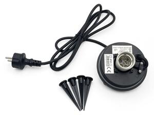 Lampada da esterno decorativa LUMISTONE 1xE27/15W/230V IP65 diam. 31,8 cm