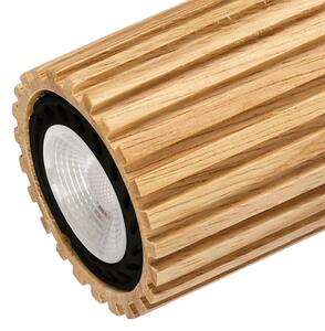 Brilagi - Faretto MODERN WOOD 2xGU10/8W/230V legno/nero