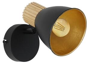 Brilagi - Faretto da parete ODENSE 1xE14/10W/230V legno/nero