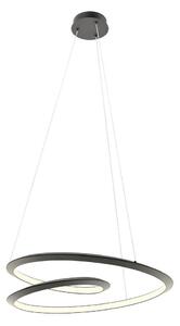Redo 01-3378 - Lampada a sospensione dimmerabile STORM LED/60W/230V nero