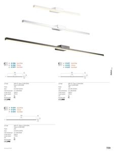 Redo 01-3276 - Illuminazione per specchio da bagno a LED ASTON LED/24W/230V IP44, nera