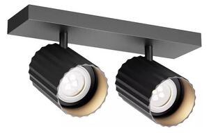 Redo 01-3403 - Faretto DELPHI 2x GU10/7W/230V, nero