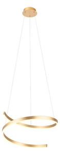 Redo 01-4014 - Lampadario LED dimmerabile a sospensione con cavo SCROLL LED/38W/230V dorato