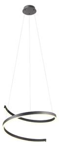 Redo 01-4015 - Lampadario dimmerabile a sospensione su cavo SCROLL LED/38W/230V, nero