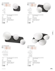 Redo 01-4330 - Applique LED LUMIEN 3xLED/18W/230V 2700/3000K nero