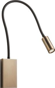 Redo 01-4475 - WALLIE Lampada flessibile LED 3W/230V USB CRI 90 bronzo