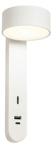Redo 01-4640 - Lampada da parete LED SADES LED/6W/230V CRI 90 USB bianca