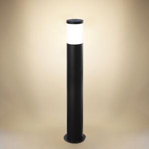 Elegante lampada da esterno 296-800 nera, altezza 80 cm, attacco E27