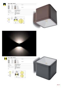 Redo 9080 - Applique da esterno BETA LED/6W/230V 3000K IP54 marrone