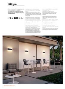 Redo 90451 - Applique da esterno KLIPPE LED/24W/230V 3000K IP54 bianco