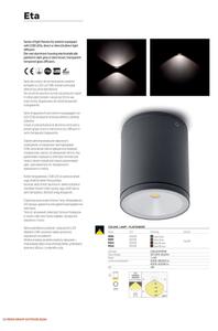 Redo 9596 - Applique da esterno LED ETA 6W/230V 3000K IP54, marrone