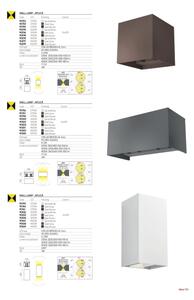 Redo 90296 - Applique LED da esterno VARY 2xLED/10W/230V IP54 antracite