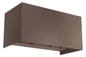 Redo 90304 - Lampada da parete per esterni a LED VARY 4xLED/5W/230V 3000K IP54 marrone