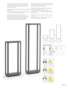 Redo 90581 - Lampada da esterno LED WAKE, 8W, 230V, 3000K, 50 cm, IP65, antracite