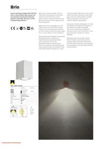 Redo 90528 - Applique da esterno BRIO LED/6W/230V 3000K IP54 marrone