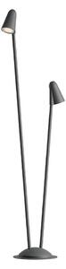 Redo 90711 - Lampada LED da esterno NIVALIS 2xLED/6,9W/230V 110 cm IP65 antracite