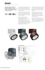 Redo 90627 - Faretto da esterno a LED SHAFT LED/13W/230V IP65, antracite