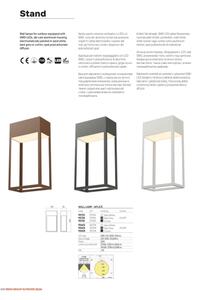 Redo 90603 - Applique LED da esterno STAND LED/20W/230V IP65 antracite