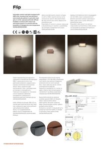 Redo 90715 - Applique da esterno a LED FLIP LED/40W/230V IP54 antracite